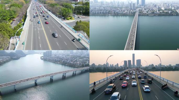 柳州文昌大桥航拍