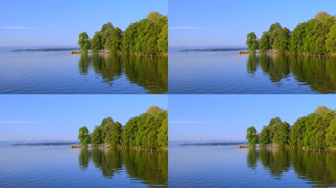 德国巴伐利亚州图青的斯塔恩贝格湖