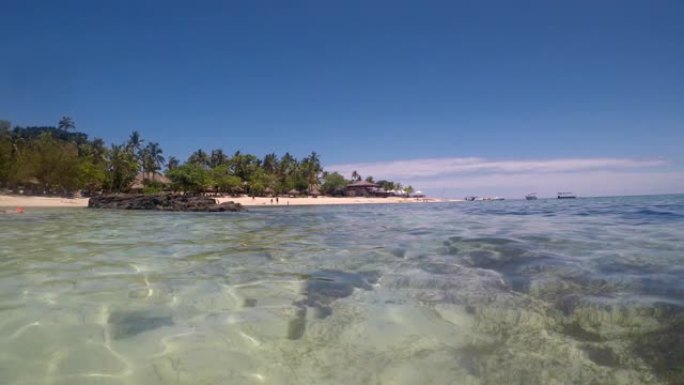 漂流岛斐济4k视频马马努卡群岛美拉尼西亚