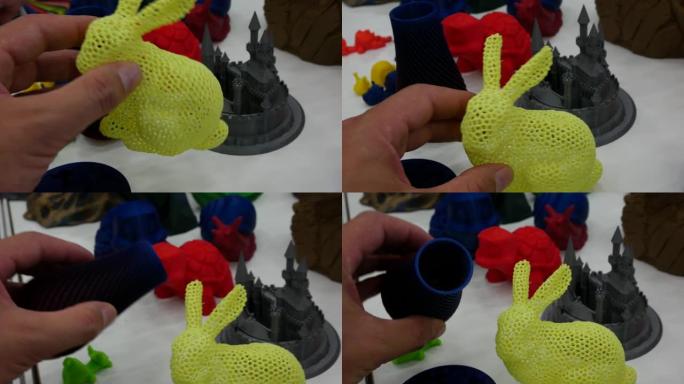3D打印制作的各种塑料制品