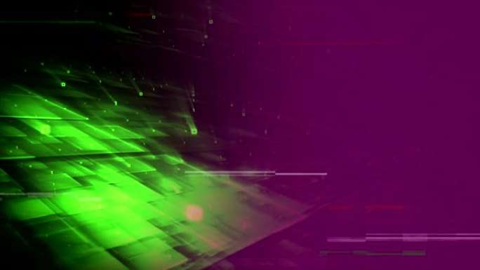 3D绿色激光与绿色点和紫色滤光片形成正方形
