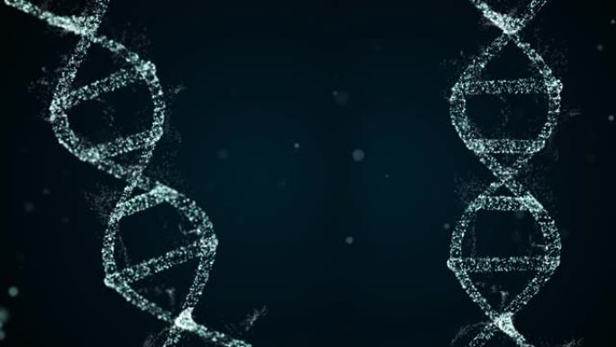 DNA分裂概念。dna复制其内容并分裂成两个称为子细胞的新细胞的可环抽象背景。