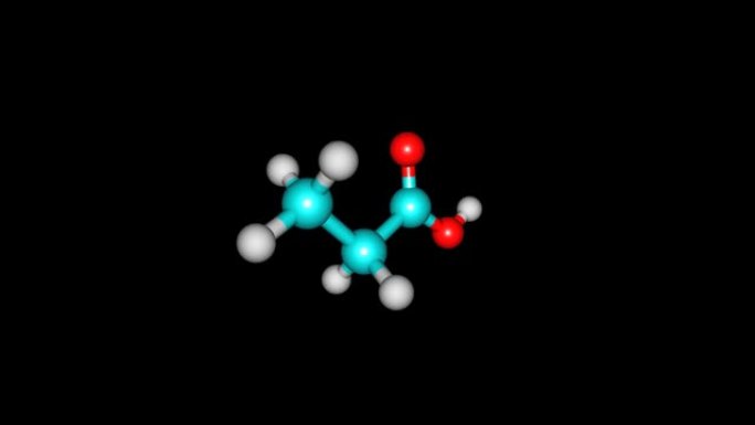 旋转分离丙酸分子视频