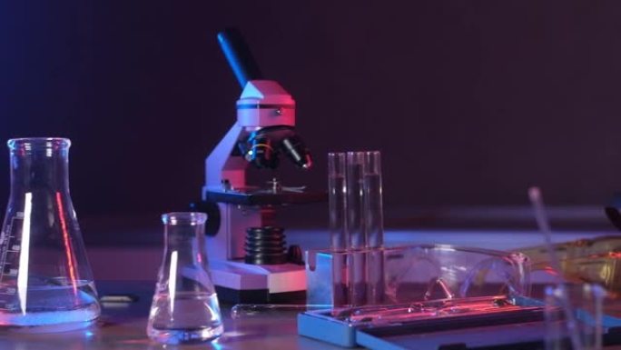 实验和科学发现的实验室设备。