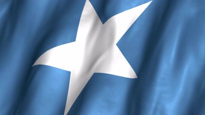 索马里挥舞着国旗4K