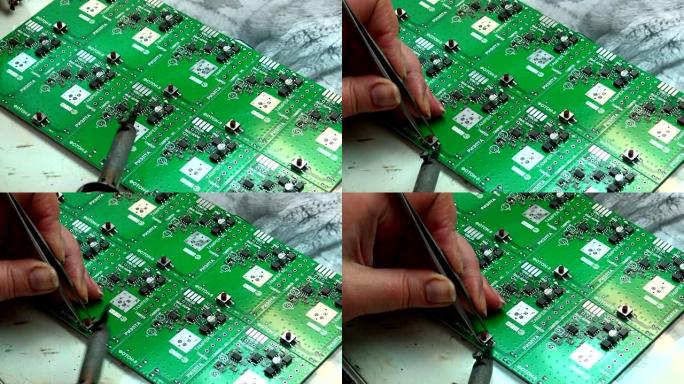 PCB的外观检查和质量控制。