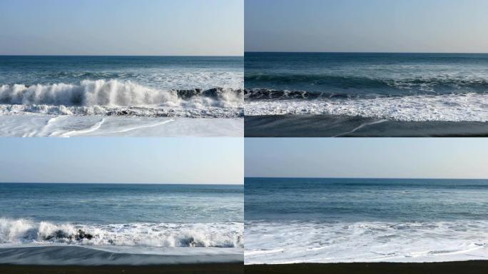 海浪冲向Oiso海岸2