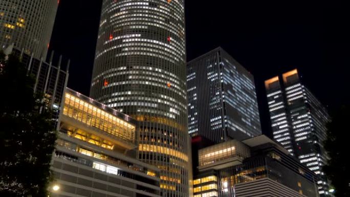日本名古屋的圆柱形高层建筑