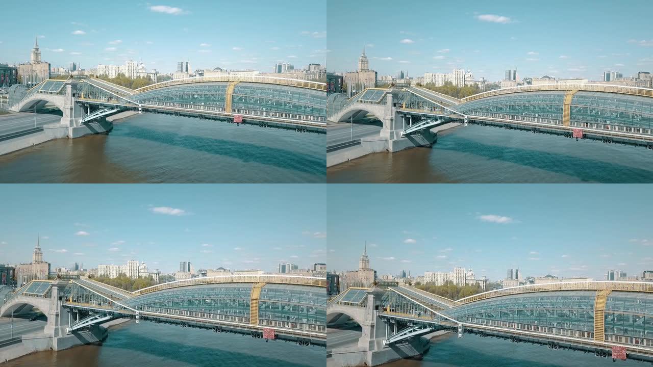 博格丹·赫梅利尼茨基的桥梁莫斯科无人机景观