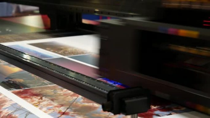 大型打印机格式喷墨工作