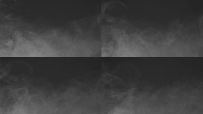 烟雾，蒸气，雾，云-最适合在组合中使用的逼真的烟雾云，4k，混合的屏幕模式，冰烟雾云，火烟雾，黑色背