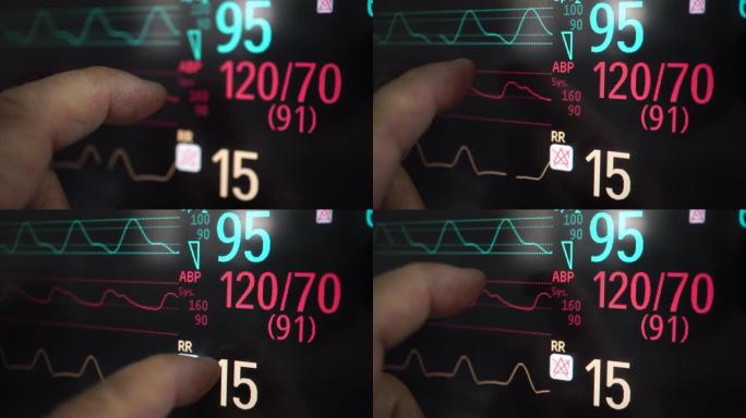 生命体征监护仪心电图心率心脏死亡生命体征