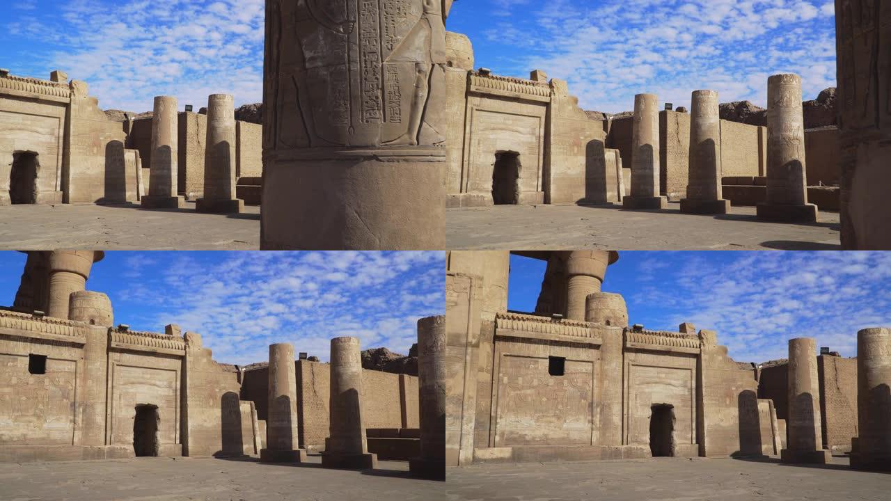 科姆·孔博神庙。Kom Ombo是埃及的一个农业城镇，以Kom Ombo神庙而闻名。它最初是一个埃及
