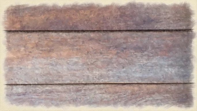 旧木板背景，油画风格
