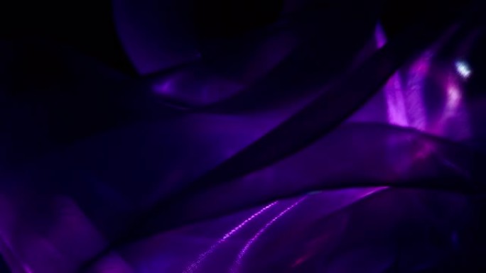 紫色照明旋转丝绸美学设计装饰灯光舞台表演