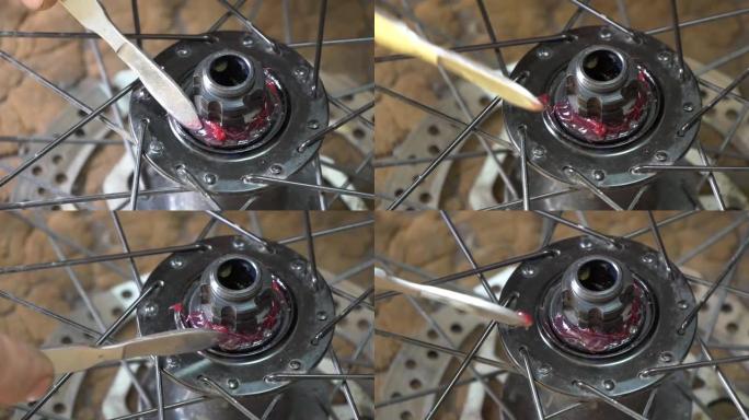 自行车车轮修理