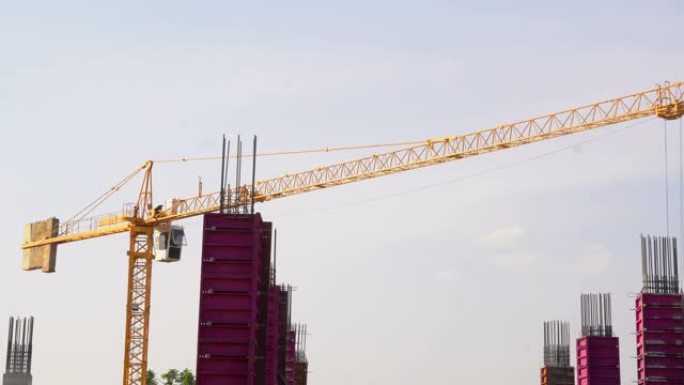起重机施工房地产开发塔吊吊装钢筋水泥