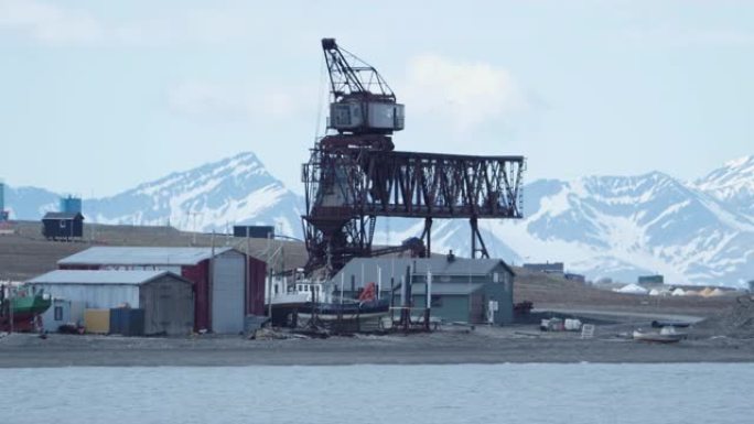 斯瓦尔巴群岛的废弃造船厂