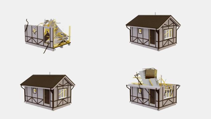 小框架房屋的建造视频