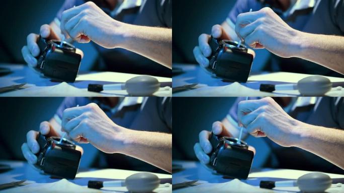 清洁数码相机传感器