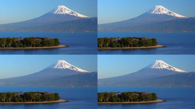 富士山和海，静冈大崎的景色