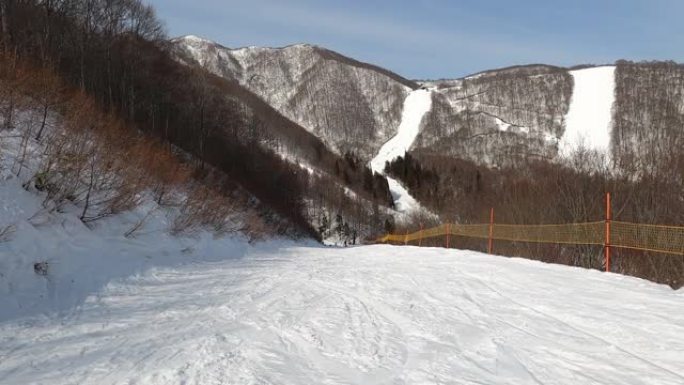 滑雪跑步