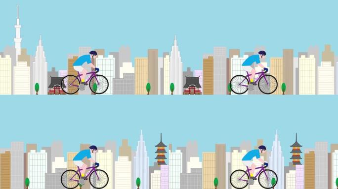 自行车比赛MG动画
