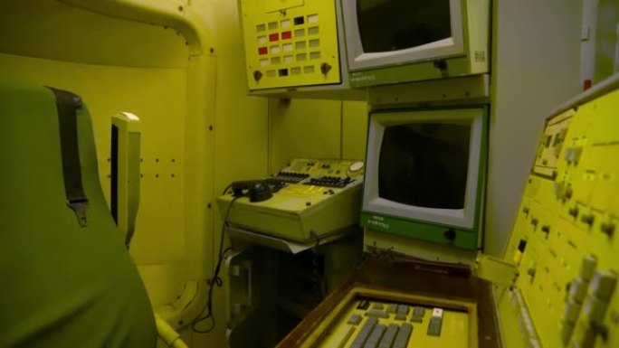 发射洲际弹道导弹的苏联控制面板