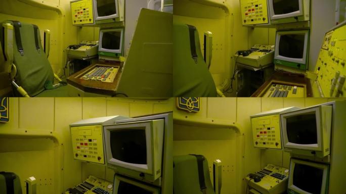 发射洲际弹道导弹的苏联控制面板