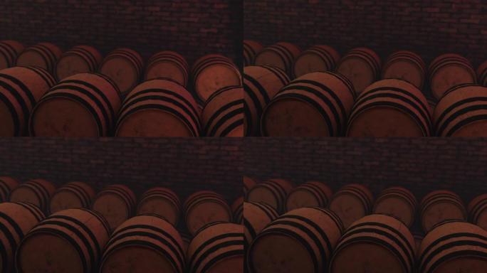 葡萄酒橡木桶工业发展实拍视频