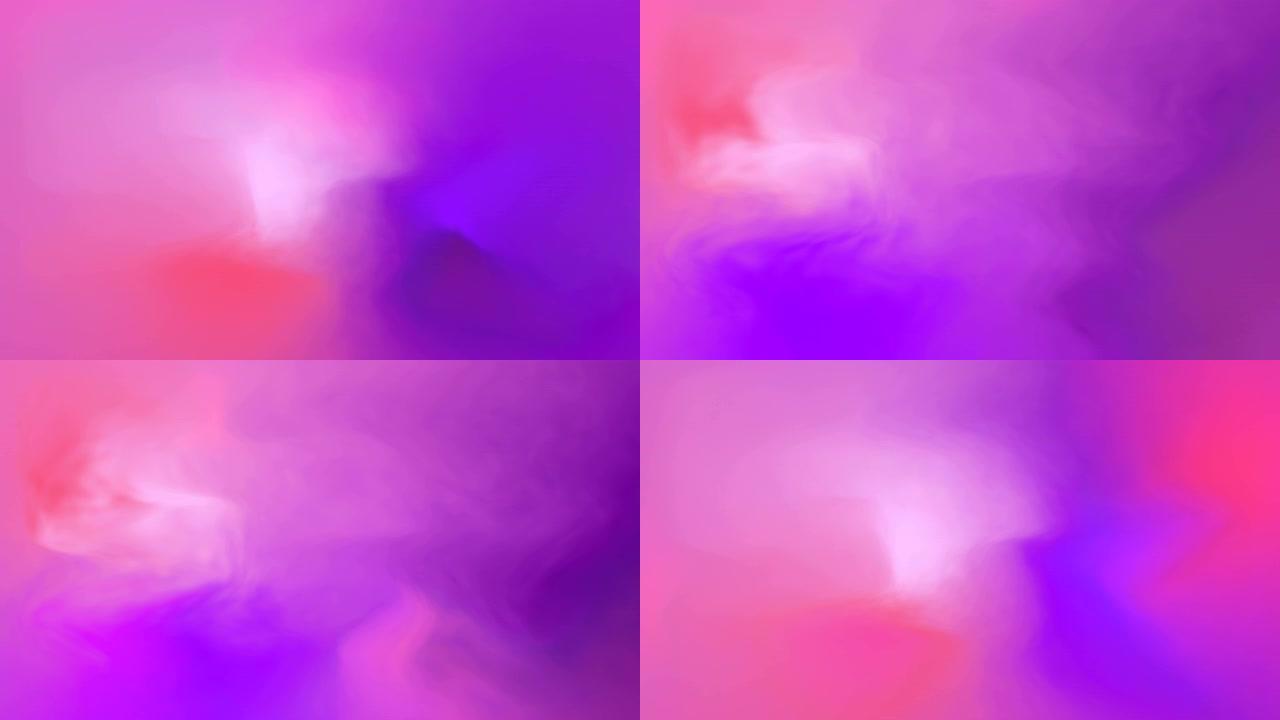 可循环流动紫色抽象渐变背景