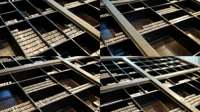 印刷机用金属凸版字母