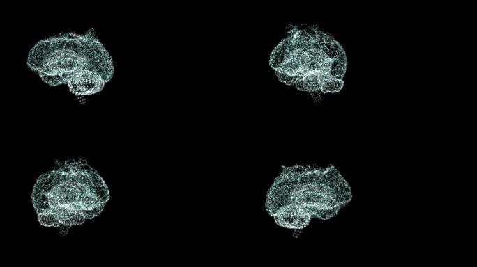 摘要发光的大脑结构由漂浮在黑暗空间中的强烈活动中的微小粒子形成。