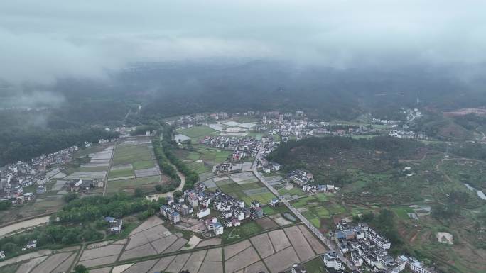 江西赣州乡村航拍4k