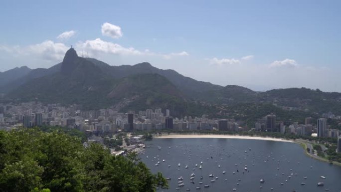 从上方看里约热内卢全景