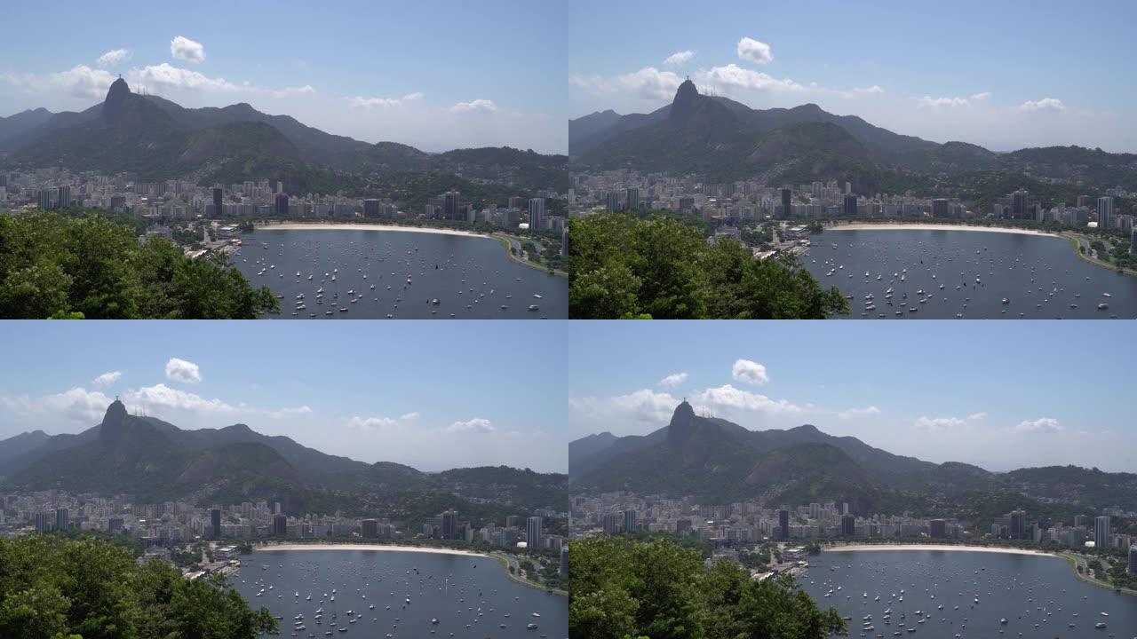 从上方看里约热内卢全景