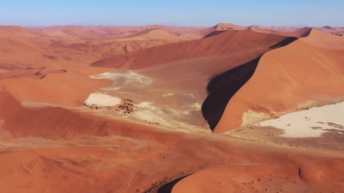 纳米比亚死亡Vlei Sossusvlei Namb沙漠沙丘无人机4k飞行视频