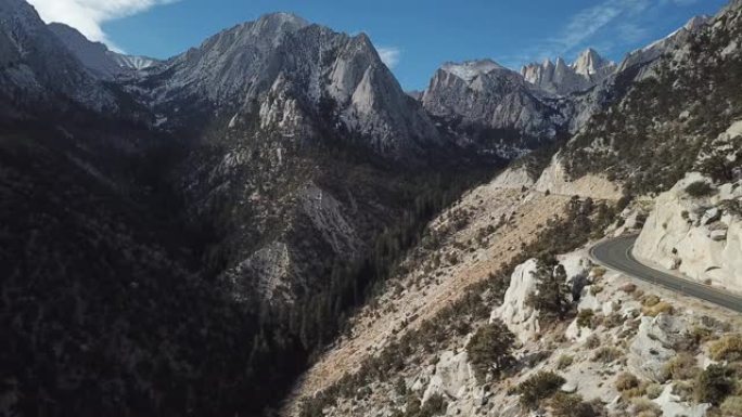 雪山路鸟瞰图