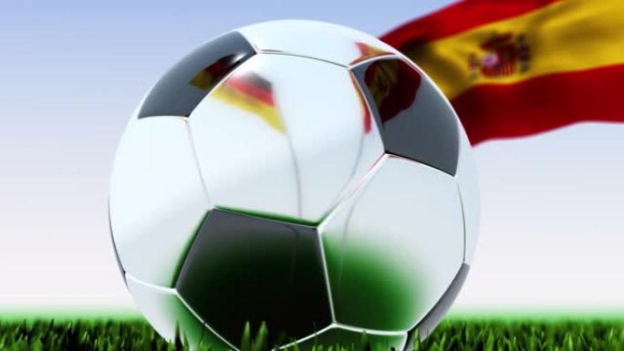 循环球德国VS西班牙足球比赛欧冠
