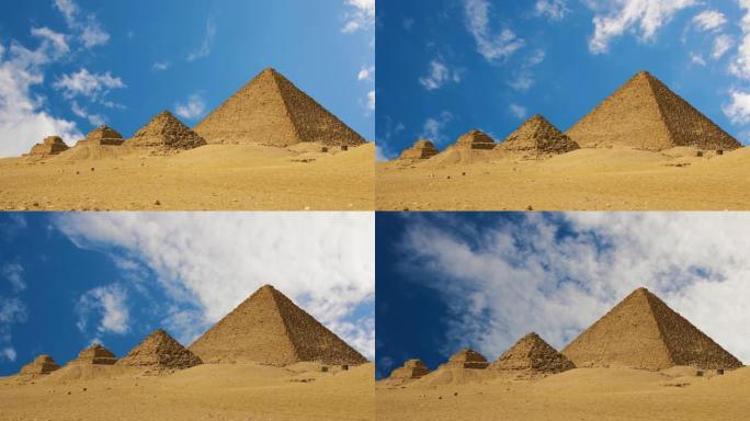 古埃及金字塔，埃及的象征。