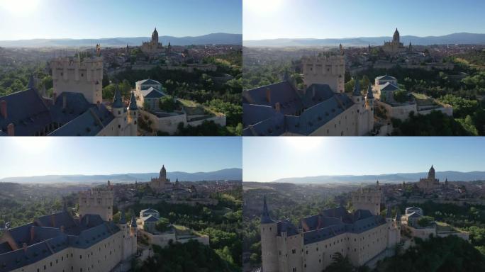 塞戈维亚的城堡。西班牙