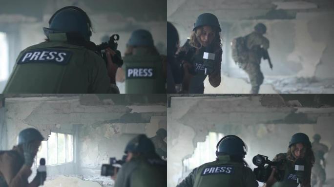 战争中的记者战地记者军事报道战争前线
