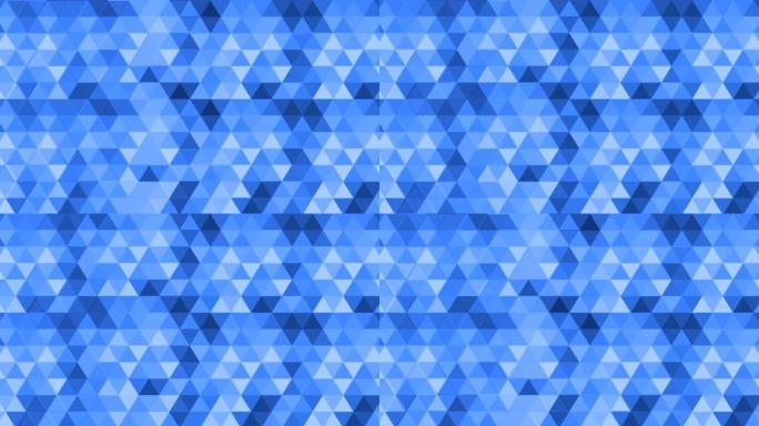 几何三角形背景方格蓝色背景光线