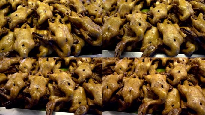 农历新年前夕: 小鸭或炖鸭和煮鸡作为农历新年的节日。