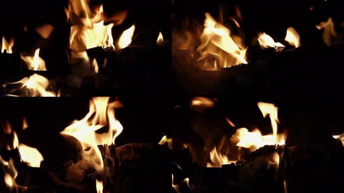 火焰和火花粒子 (混合模式添加，屏幕可以用来去除背景)