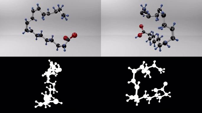 Α-亚麻酸分子。-亚麻酸分子