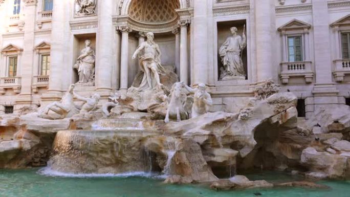 罗马的许愿池许愿池古罗马雕像
