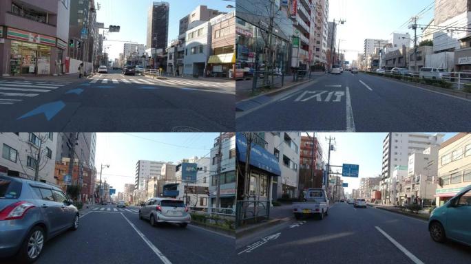 自行车视频，日本东京的Shinohashi街