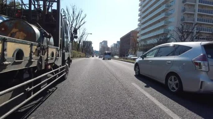 自行车视频，日本东京的Mitsume街
