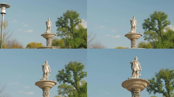 丹努比乌斯喷泉雕像